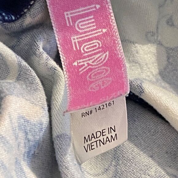 1413 LuLaRoe Leggings Size OS Blue and Pink Tigers and Monkeys Print New - Picture 3 of 4